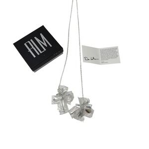 Robert Lee Morris RLM Sculptural Petal Lariat Necklace No Clasp